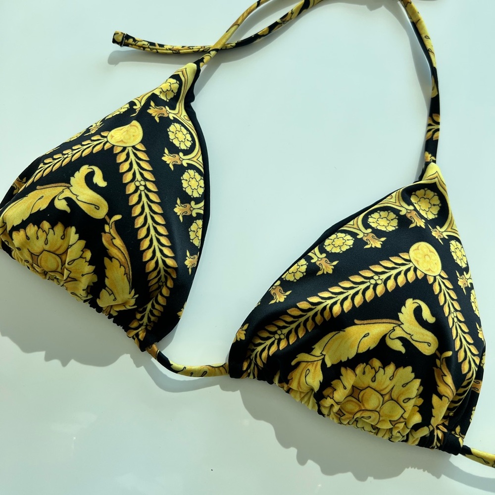 Versace Barocco Print Bikini Too never worn!